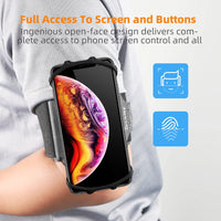 Removable Rotating Sports Phone Wristband Arm Bag