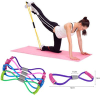 Yoga Elastic Rubber Rope  Expander Bands